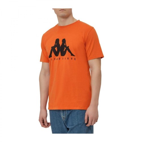 Paura, Logo T-shirt Pomarańczowy, male, 305.00PLN