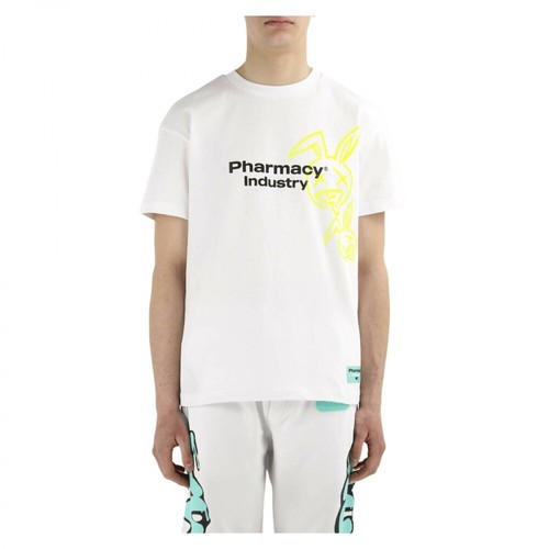 Pharmacy Industry, Phm222 T-shirt Biały, male, 325.00PLN