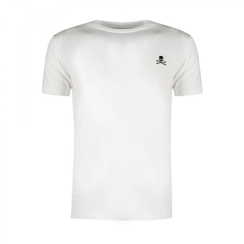 Philipp Plein, T-Shirt Round Neck SS Original Biały, male, 329.00PLN