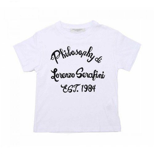 Philosophy di Lorenzo Serafini, T-Shirt Manica Corta Biały, female, 502.00PLN