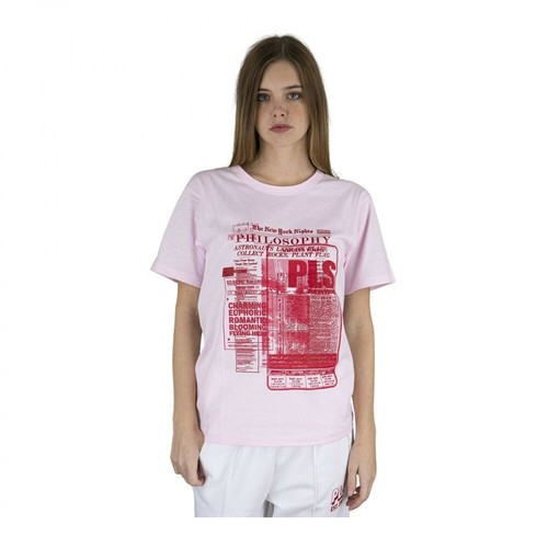 Philosophy di Lorenzo Serafini, T-Shirt Różowy, female, 903.00PLN