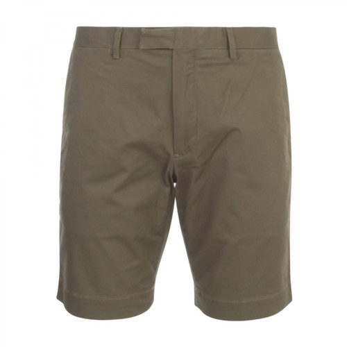 Polo Ralph Lauren, Flat Front Shorts Zielony, male, 530.00PLN