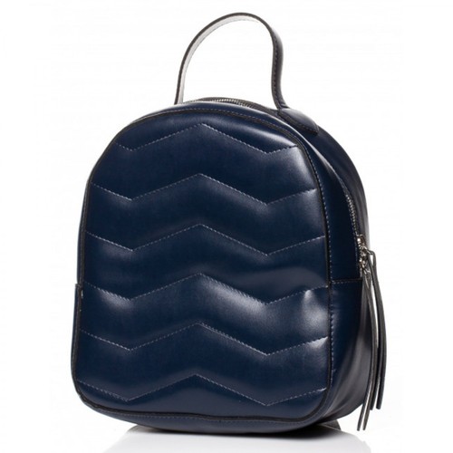 Style, Plecak pikowany Sb377 Niebieski, female, 155.00PLN