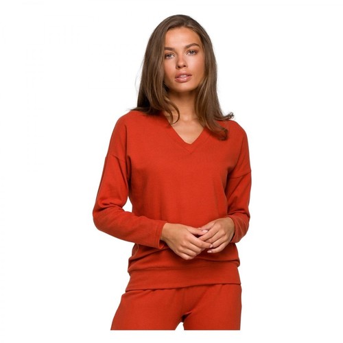 Style, Sweterek Z Dekoltem V Czerwony, female, 149.00PLN