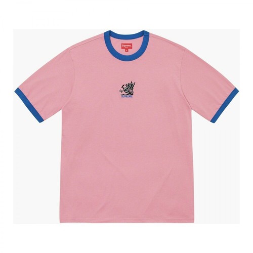 Supreme, Dragon Ringer T-shirt Różowy, male, 1329.00PLN
