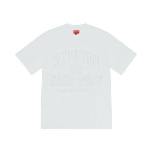Supreme, East West T-shirt Biały, male, 1032.00PLN