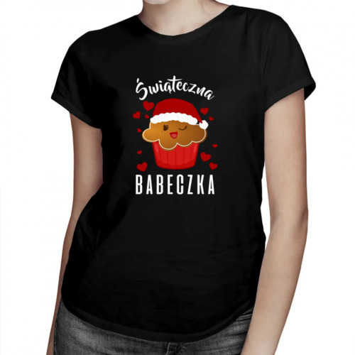 Świąteczna babeczka - damska koszulka z nadrukiem 69.00PLN