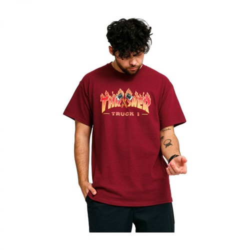 Thrasher, T-shirt Czerwony, male, 238.00PLN