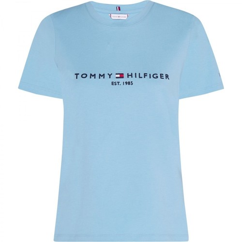 Tommy Hilfiger, Koszulka Wwoww28681C10 Niebieski, female, 164.00PLN