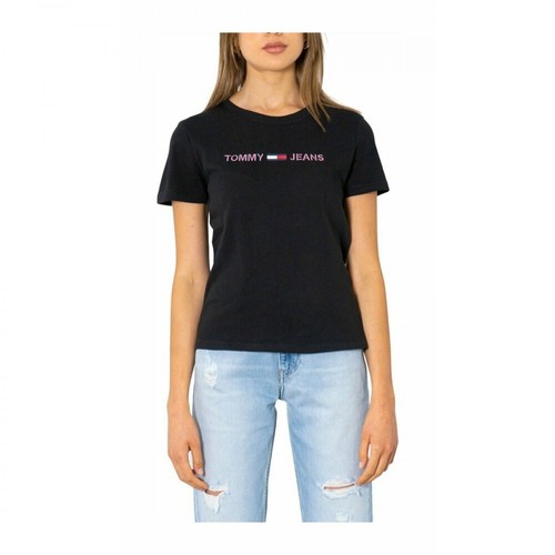 Tommy Jeans, T-Shirt Czarny, female, 342.28PLN