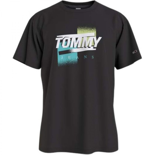 Tommy Jeans, T-Shirt Czarny, male, 238.00PLN