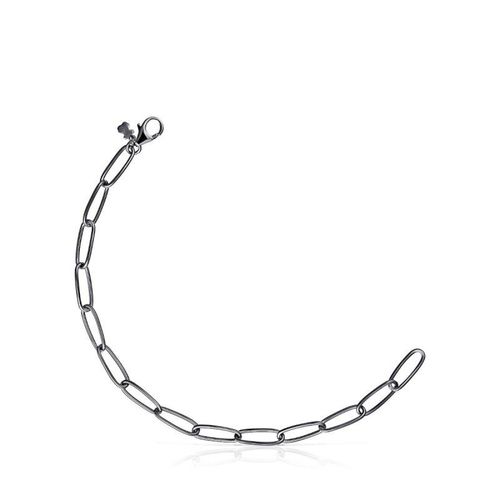 Tous Chain - Bransoletka z ciemnego srebra z owalnymi ogniwami 239.00PLN
