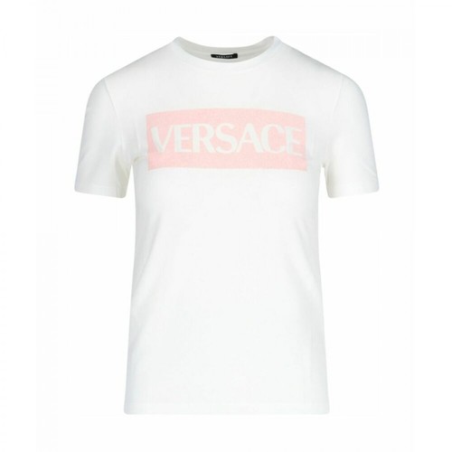 Versace, A89346A2133112W160 T-Shirt Biały, female, 1080.00PLN