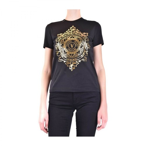 Versace Jeans Couture, T-shirt Czarny, female, 680.00PLN