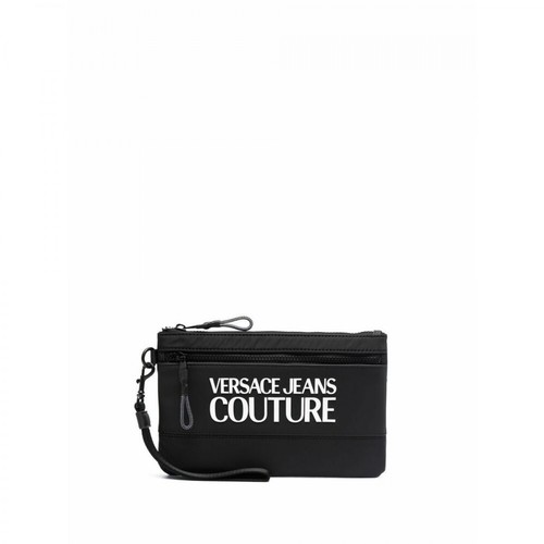 Versace Jeans Couture, Wallet Czarny, male, 311.00PLN