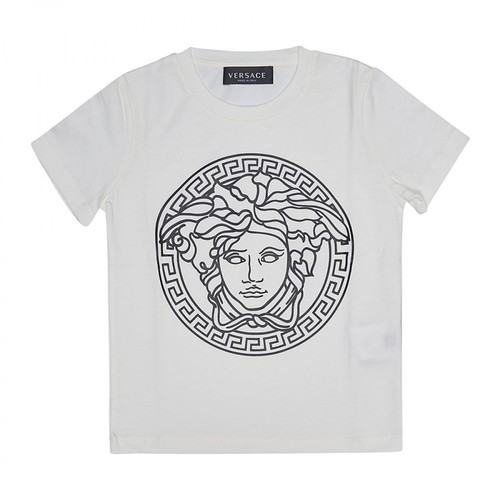 Versace, Kids T-shirt Biały, female, 525.00PLN