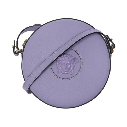 Versace, La Medusa shoulder bag Fioletowy, female, 4196.00PLN
