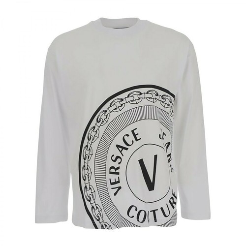 Versace, t-shirt Szary, male, 484.00PLN