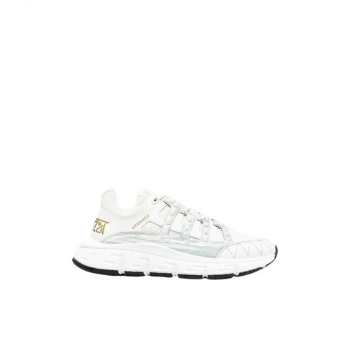Versace, Trigreca Sneakers Biały, male, 3154.61PLN