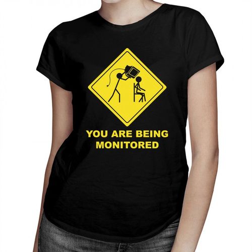 You are being monitored - damska koszulka z nadrukiem 69.00PLN