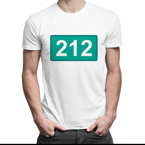 212 - męska koszulka z nadrukiem 69.00PLN