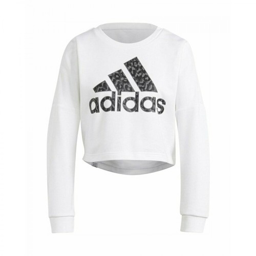 Adidas, crop top à gros logo Biały, female, 241.00PLN
