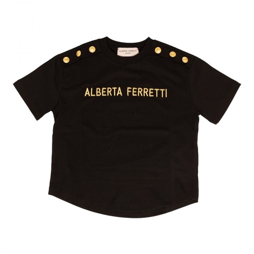 Alberta Ferretti, T-Shirt Czarny, female, 657.00PLN