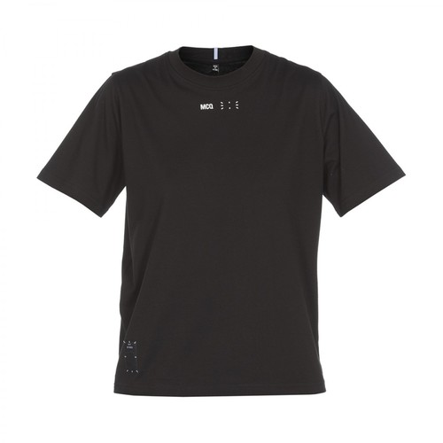 Alexander McQueen, IC0 T-shirt Czarny, female, 616.00PLN