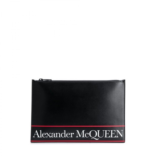 Alexander McQueen, Sprzęgło Czarny, male, 1501.00PLN