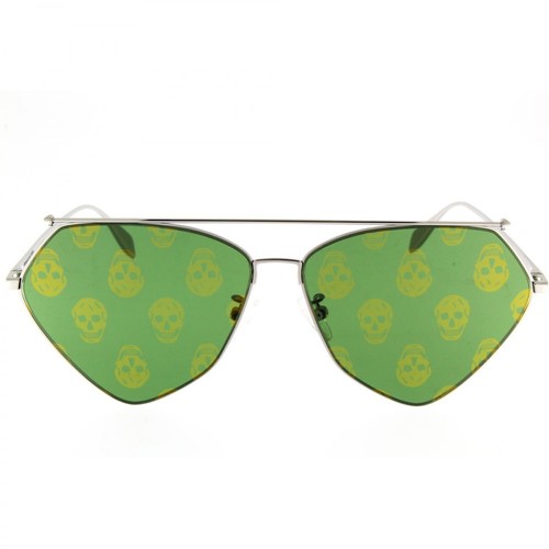 Alexander McQueen, Sunglasses Zielony, female, 1414.00PLN