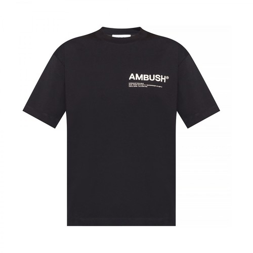 Ambush, T-shirt with logo Czarny, female, 450.00PLN