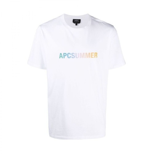 A.p.c., T-shirt Biały, male, 388.00PLN