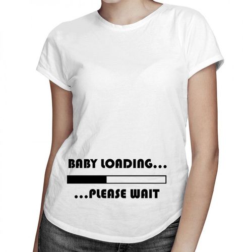 Baby loading ... - damska koszulka z nadrukiem 69.00PLN