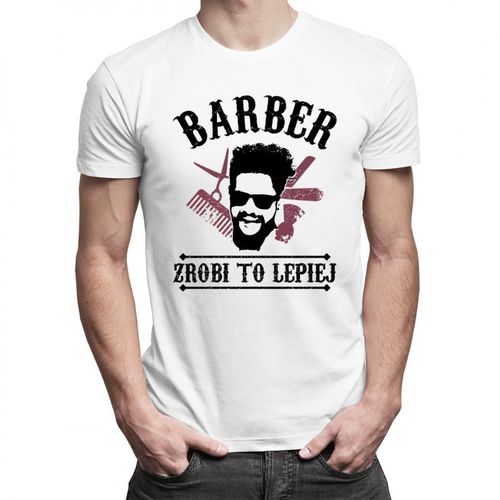 Barber zrobi to lepiej - męska koszulka z nadrukiem 69.00PLN