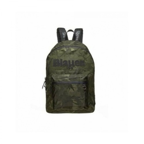 Blauer, zaino backpack nylon camouflage Bs21Bu01 S1Nevada05/Cam Zielony, male, 496.00PLN