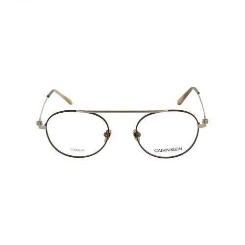 Calvin Klein, 19151 001 glasses Biały, male, 1232.00PLN
