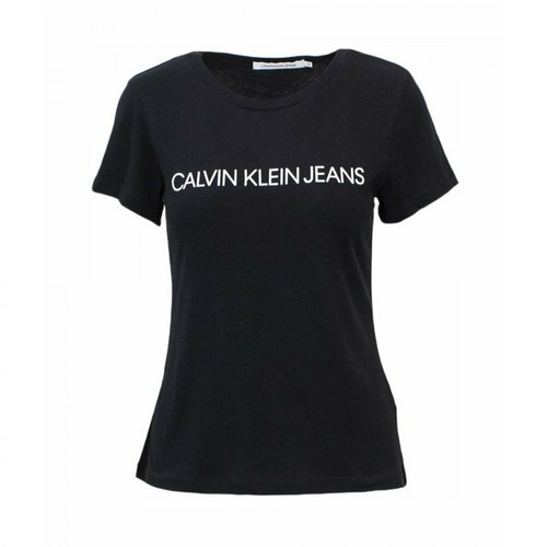 Calvin Klein Jeans, T-Shirt Czarny, female, 272.04PLN