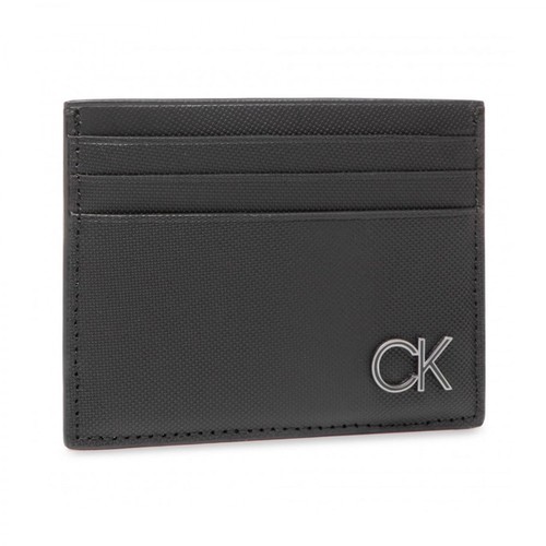 Calvin Klein, K50K506749 Card Holder Czarny, male, 429.00PLN