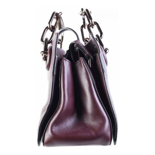 Calvin Klein, Platinum Satchel Bag Fioletowy, female, 2254.33PLN