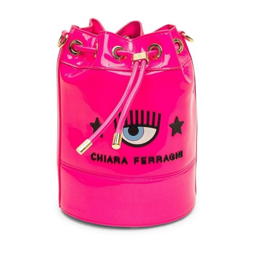 Chiara Ferragni Collection, Bucket Bag Różowy, female, 703.00PLN
