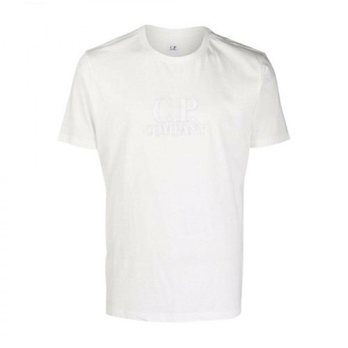 C.p. Company, T-Shirt Biały, male, 365.00PLN