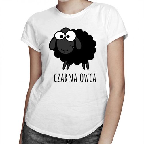 Czarna owca - damska koszulka z nadrukiem 69.00PLN