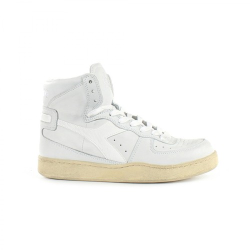 Diadora, Hi Basket Row Cut sneakers Biały, male, 867.00PLN