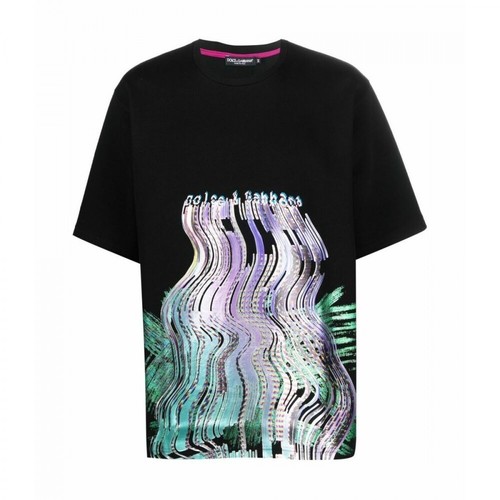 Dolce & Gabbana, Long Sleeve T-Shirt Czarny, male, 2508.00PLN