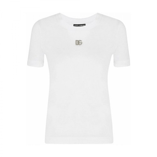 Dolce & Gabbana, T-shirt Biały, female, 1102.00PLN