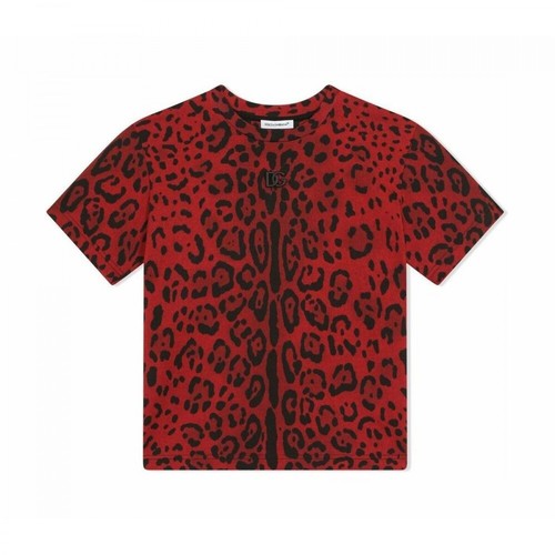 Dolce & Gabbana, T-shirt Czerwony, male, 1539.00PLN