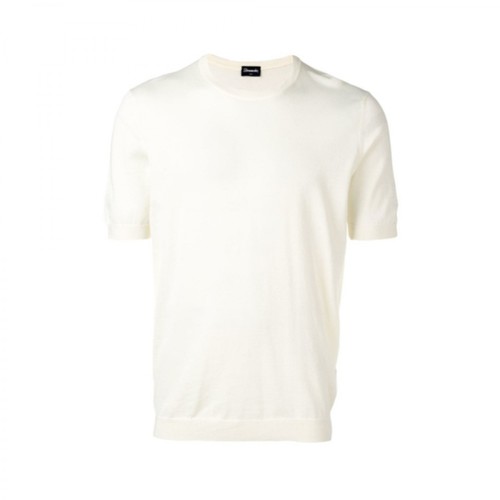 Drumohr, T-shirt Biały, male, 639.00PLN
