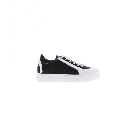 Dsquared2, 551 Box Sole Sneakers Lace Up Biały, male, 571.91PLN