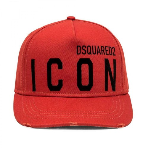 Dsquared2, czapka z daszkiem Czerwony, male, 393.00PLN