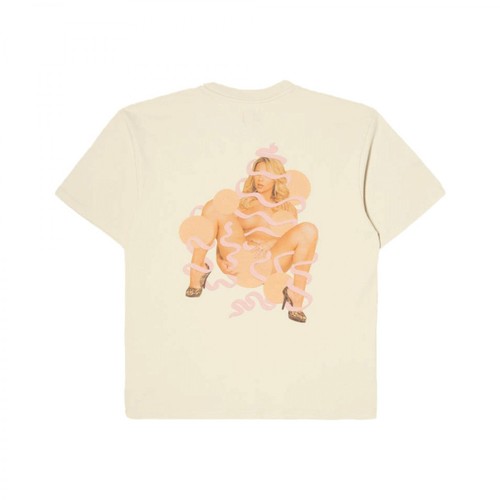 Edwin, Fortress Collage III T-Shirt Beżowy, male, 364.80PLN